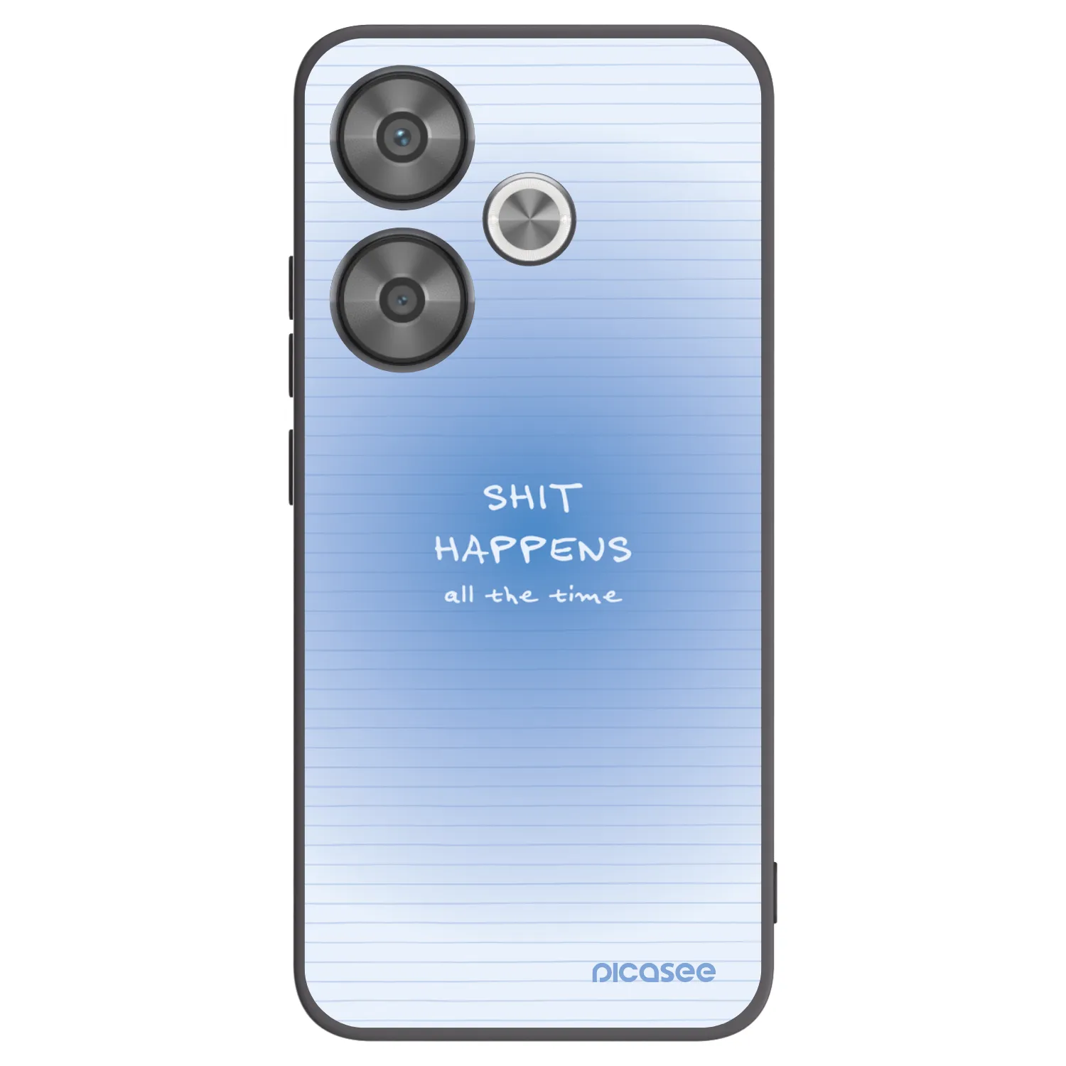 Picasee silikonový černý obal pro Xiaomi Poco F6 - Oops Memo