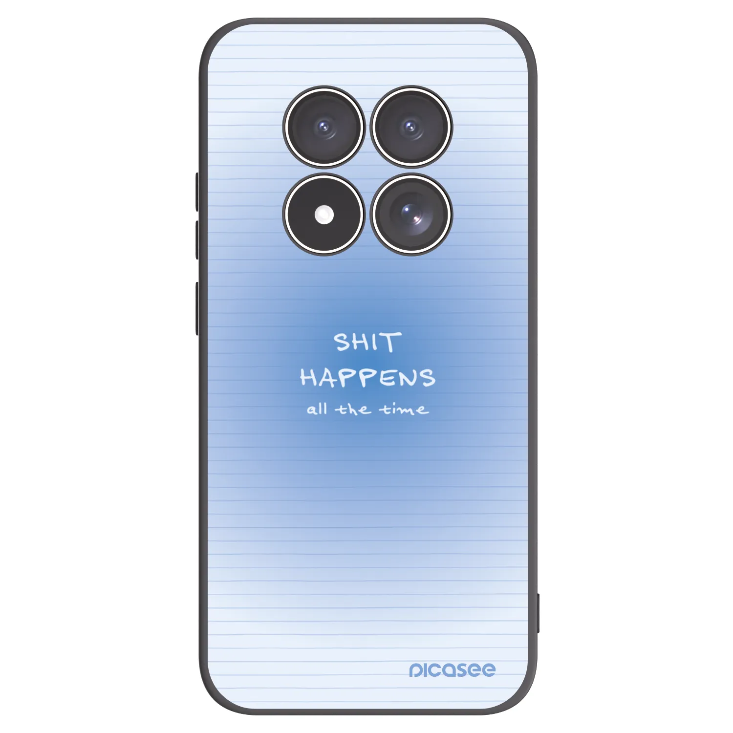 Picasee silikonový černý obal pro Xiaomi Redmi Note 15 Pro 4G - Oops Memo