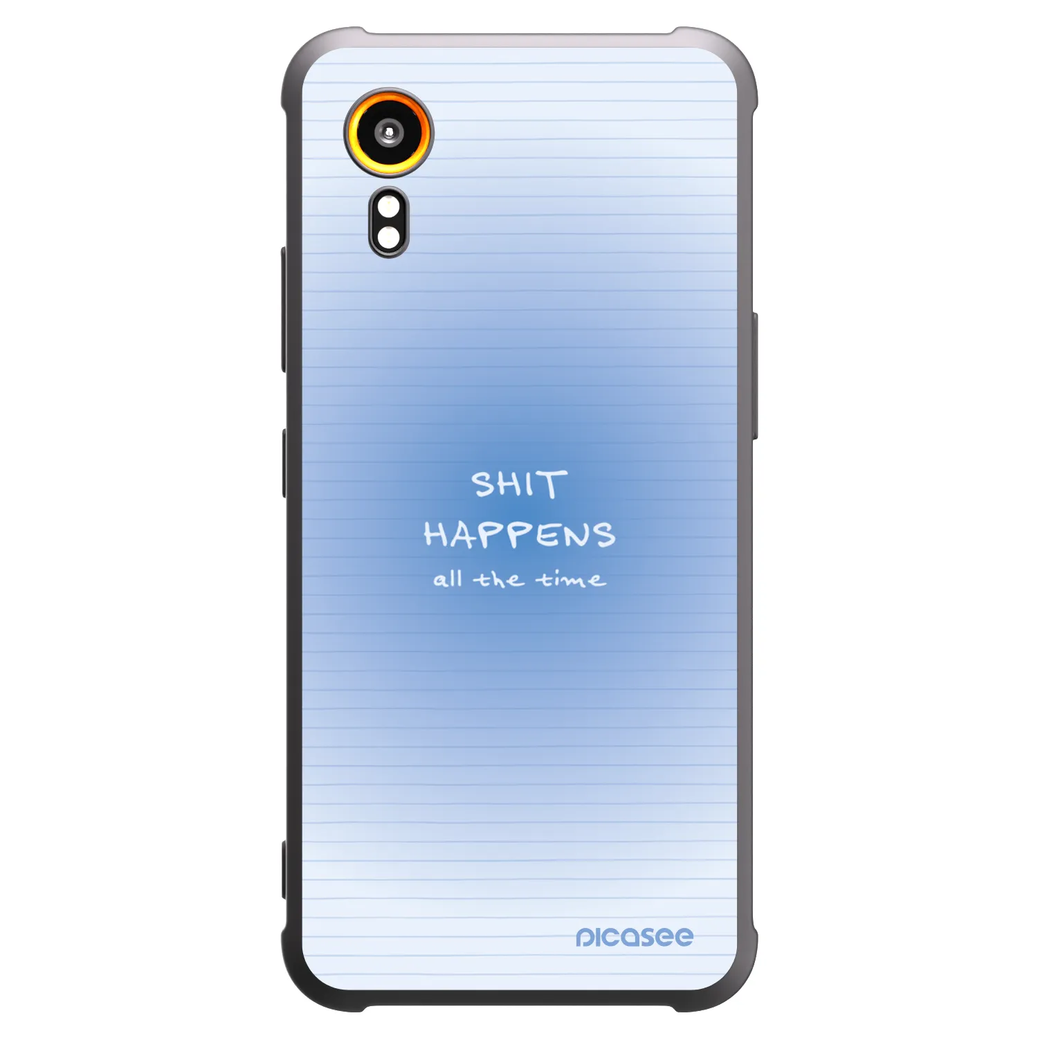 Picasee silikonový černý obal pro Samsung Galaxy XCover 7 - Oops Memo