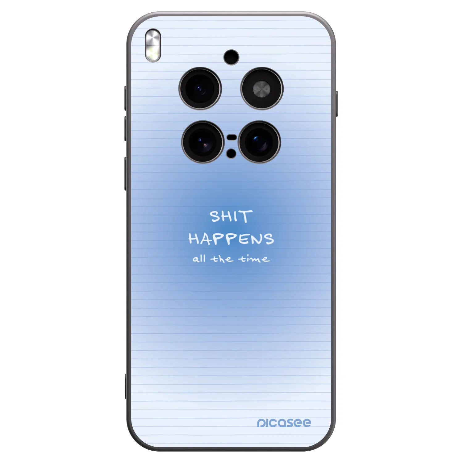 Picasee silikonový černý obal pro Vivo X300 Pro - Oops Memo