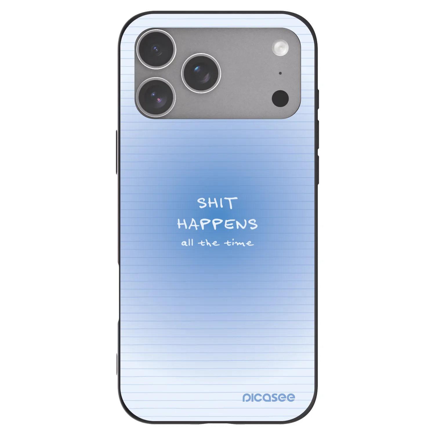 Picasee silikonový černý obal pro Apple iPhone 18 Pro Max - Oops Memo