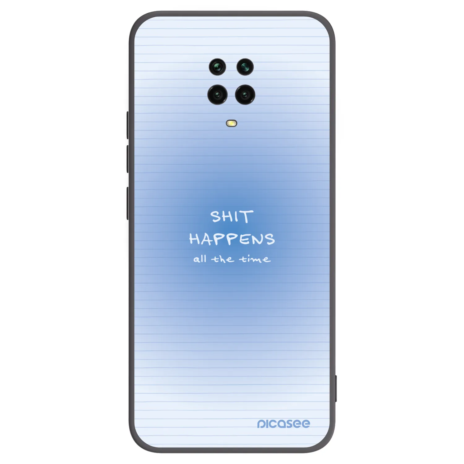 Picasee silikonový černý obal pro Xiaomi Redmi Note 9 Pro - Oops Memo
