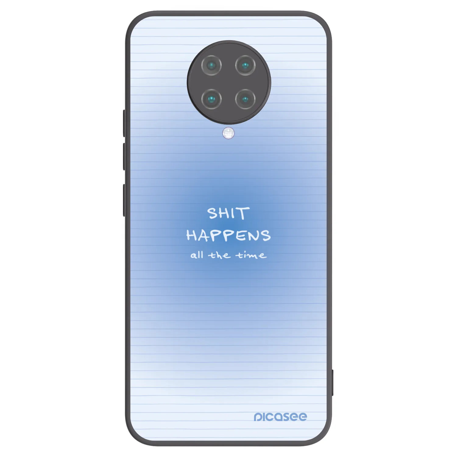 Picasee silikonový černý obal pro Xiaomi Poco F2 Pro - Oops Memo