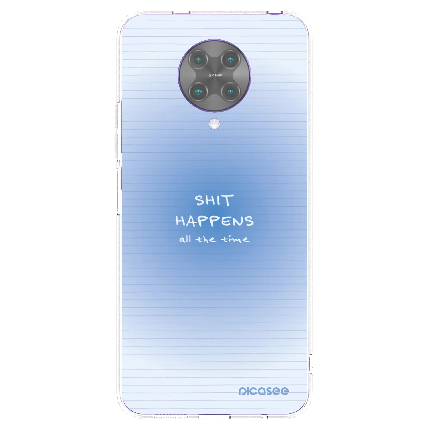 Picasee silikonový průhledný obal pro Xiaomi Poco F2 Pro - Oops Memo