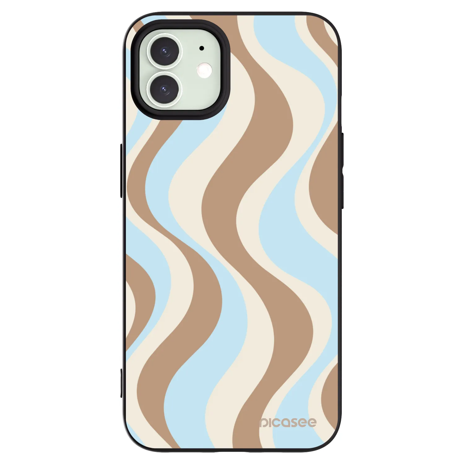 Picasee silikonový černý obal pro Apple iPhone 12 - Abanico Days