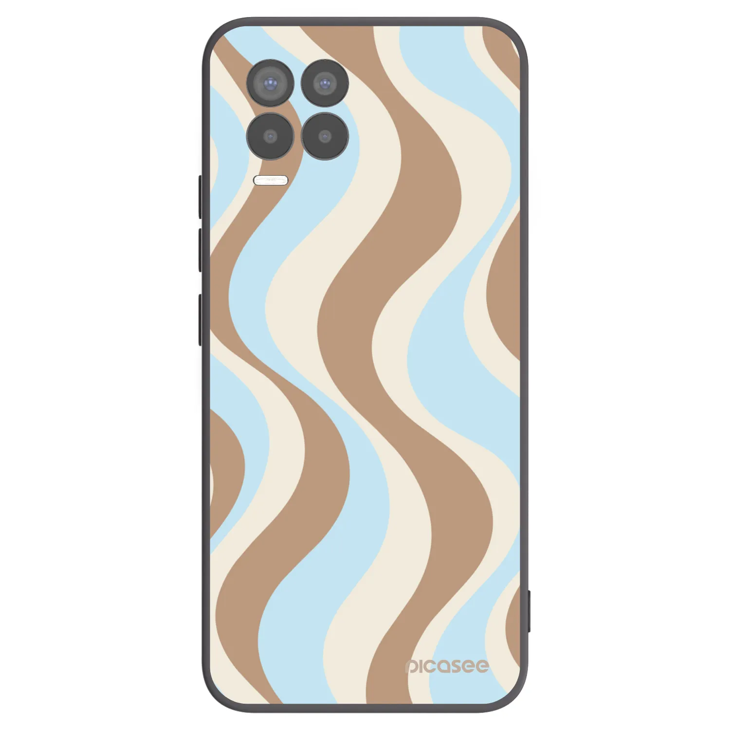 Picasee silikonový černý obal pro Realme 8 4G - Abanico Days