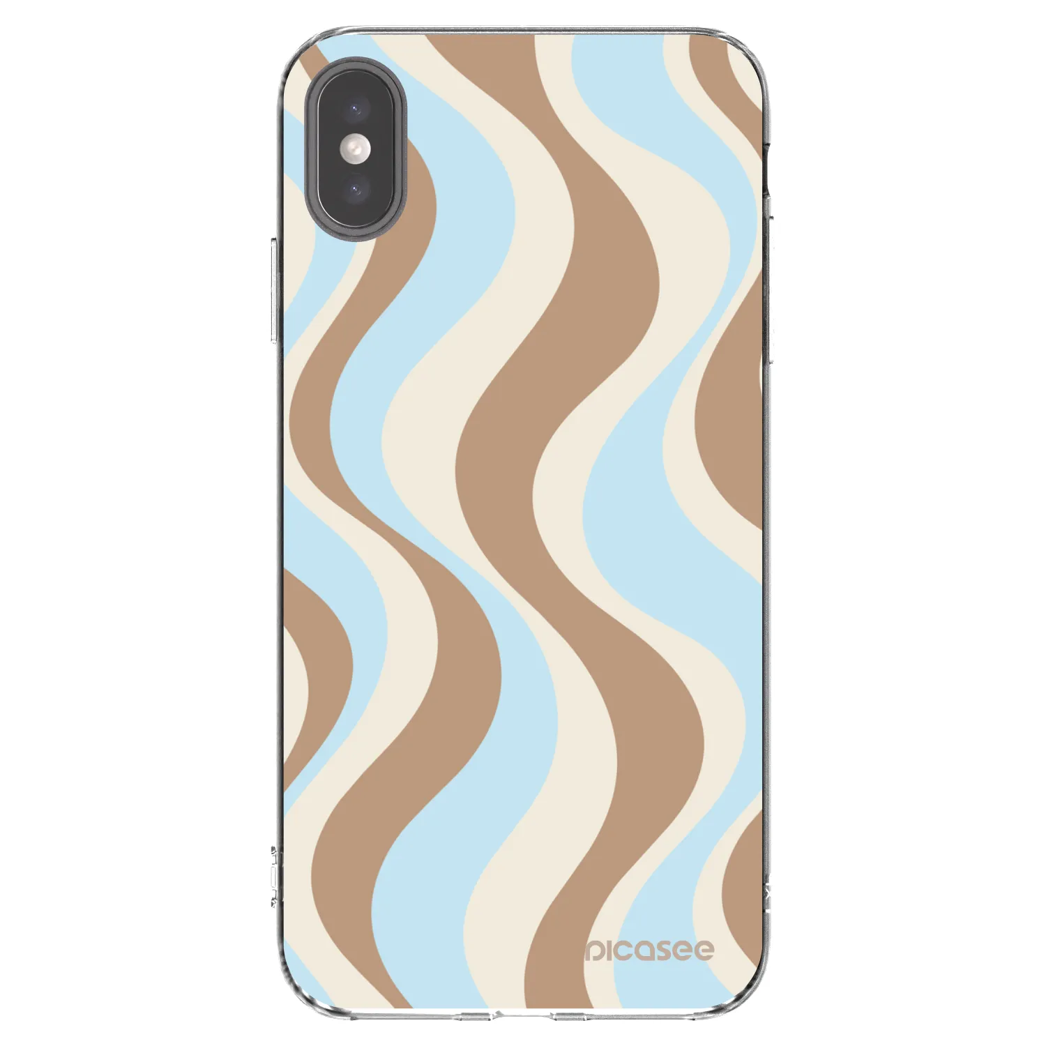 Picasee silikonový průhledný obal pro Apple iPhone XS Max - Abanico Days