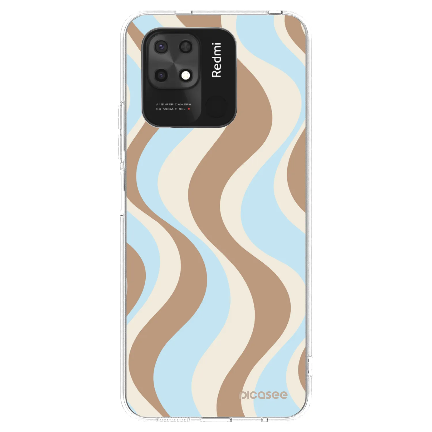 Picasee silikonový průhledný obal pro Xiaomi Redmi 10C - Abanico Days