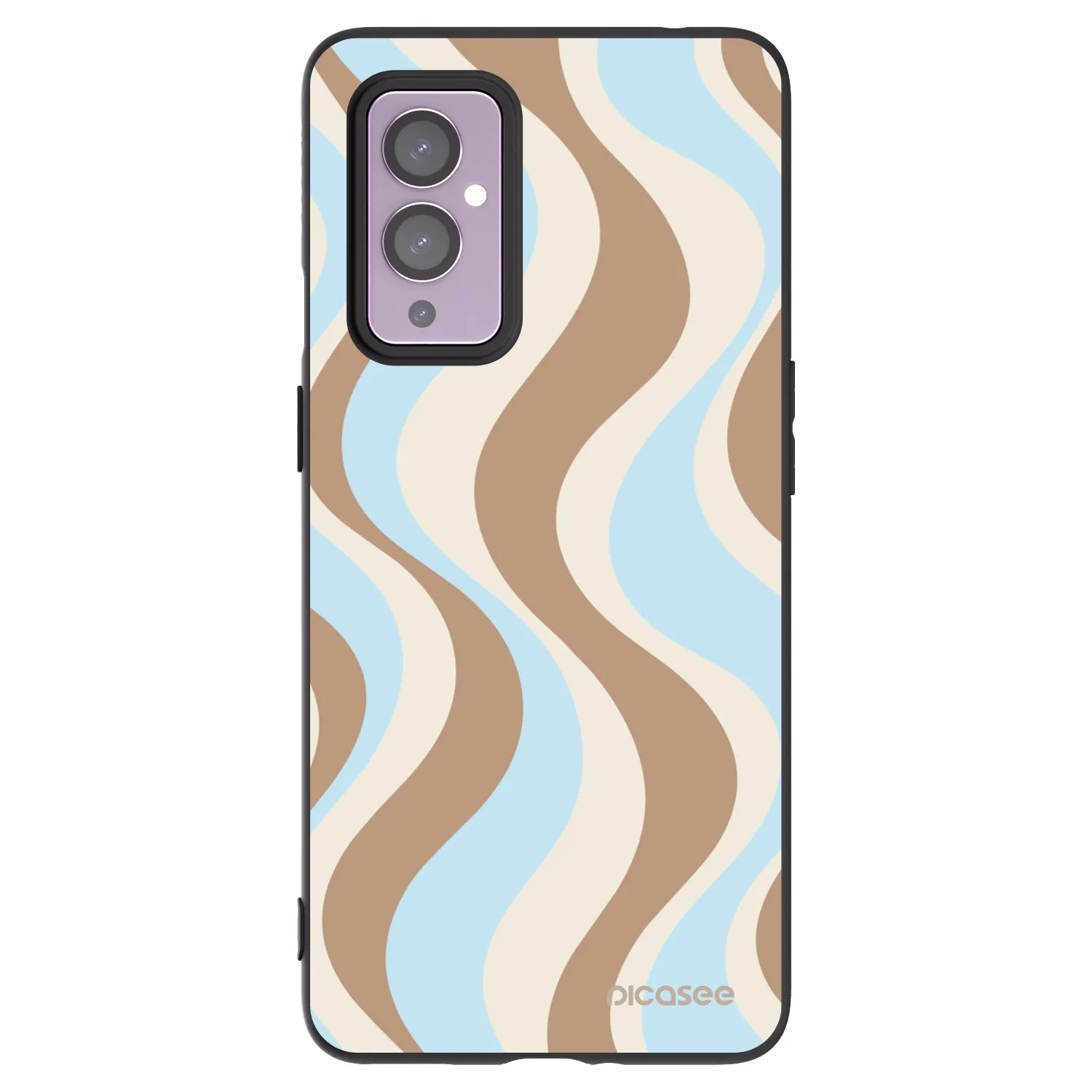 Picasee silikonový černý obal pro OnePlus 9 - Abanico Days
