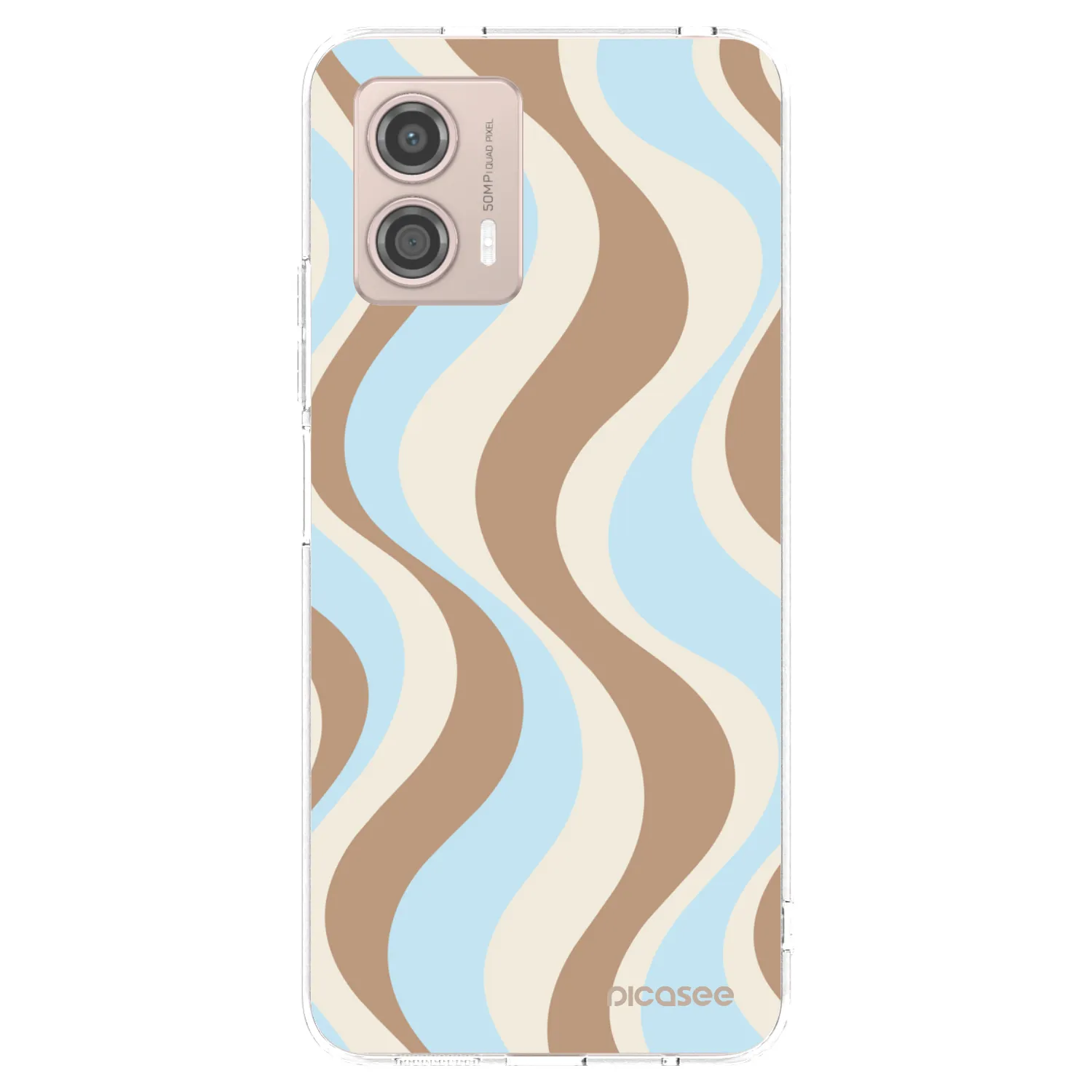 Picasee silikonový průhledný obal pro Motorola Moto G53 5G - Abanico Days