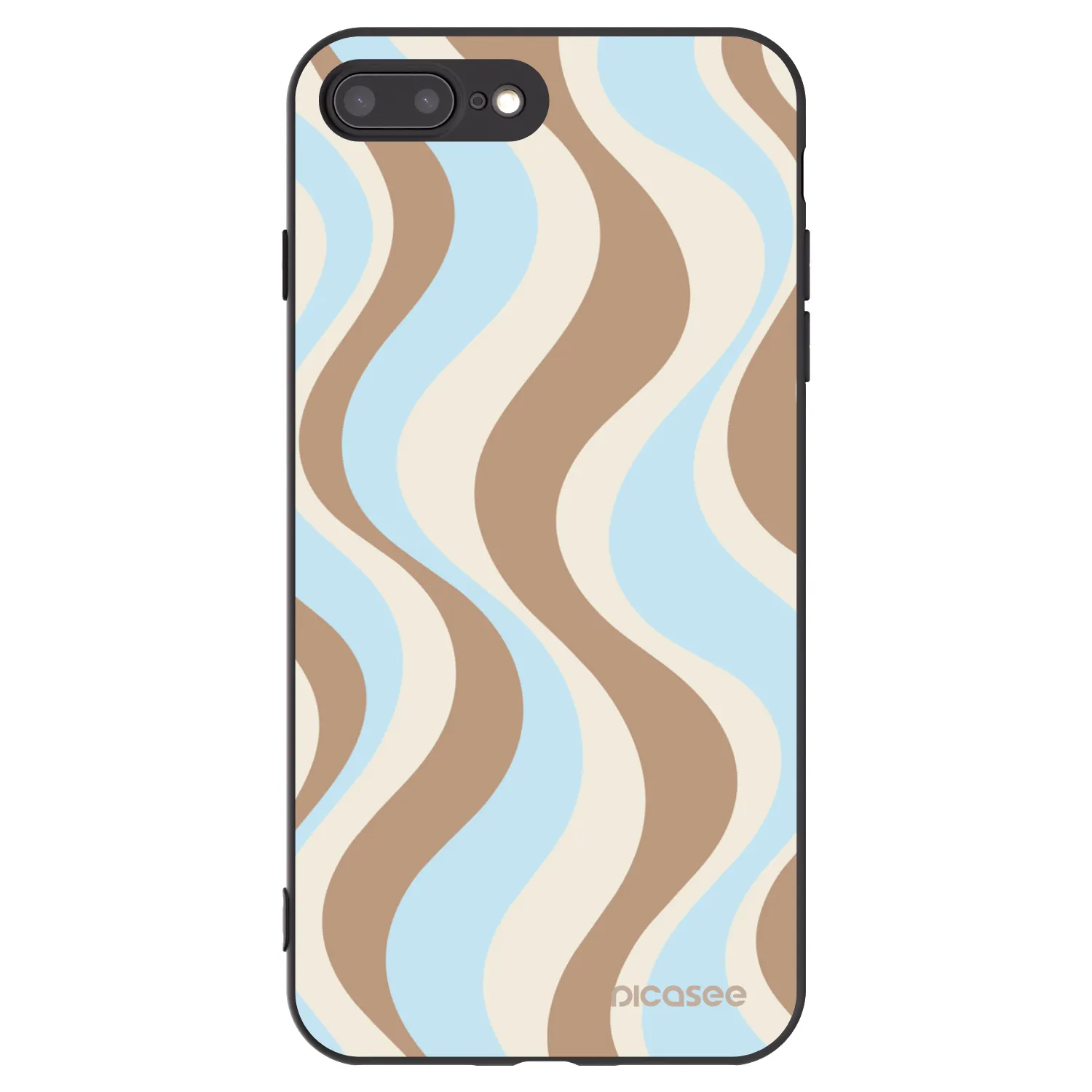 Picasee silikonový černý obal pro Apple iPhone 7 Plus - Abanico Days