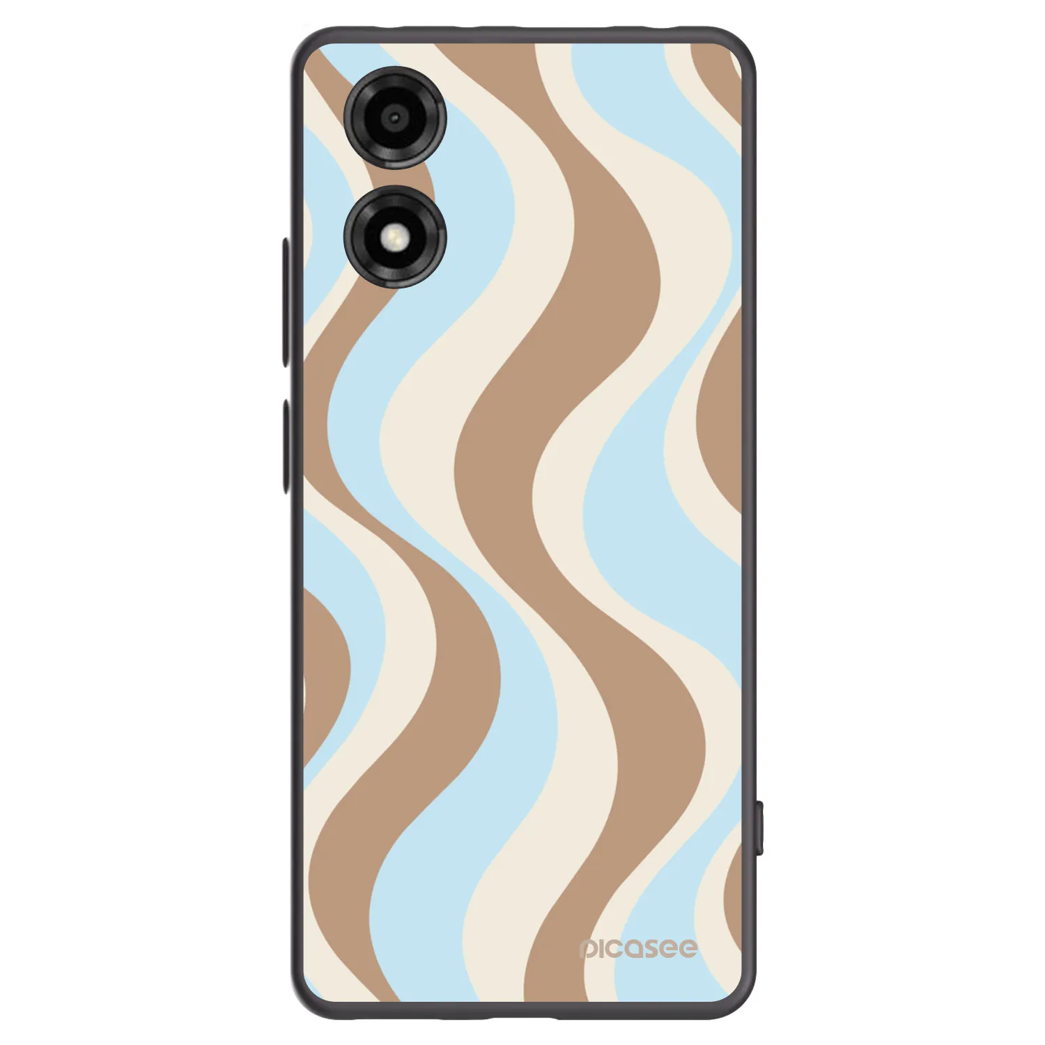 Picasee silikonový černý obal pro Motorola Moto E14 - Abanico Days