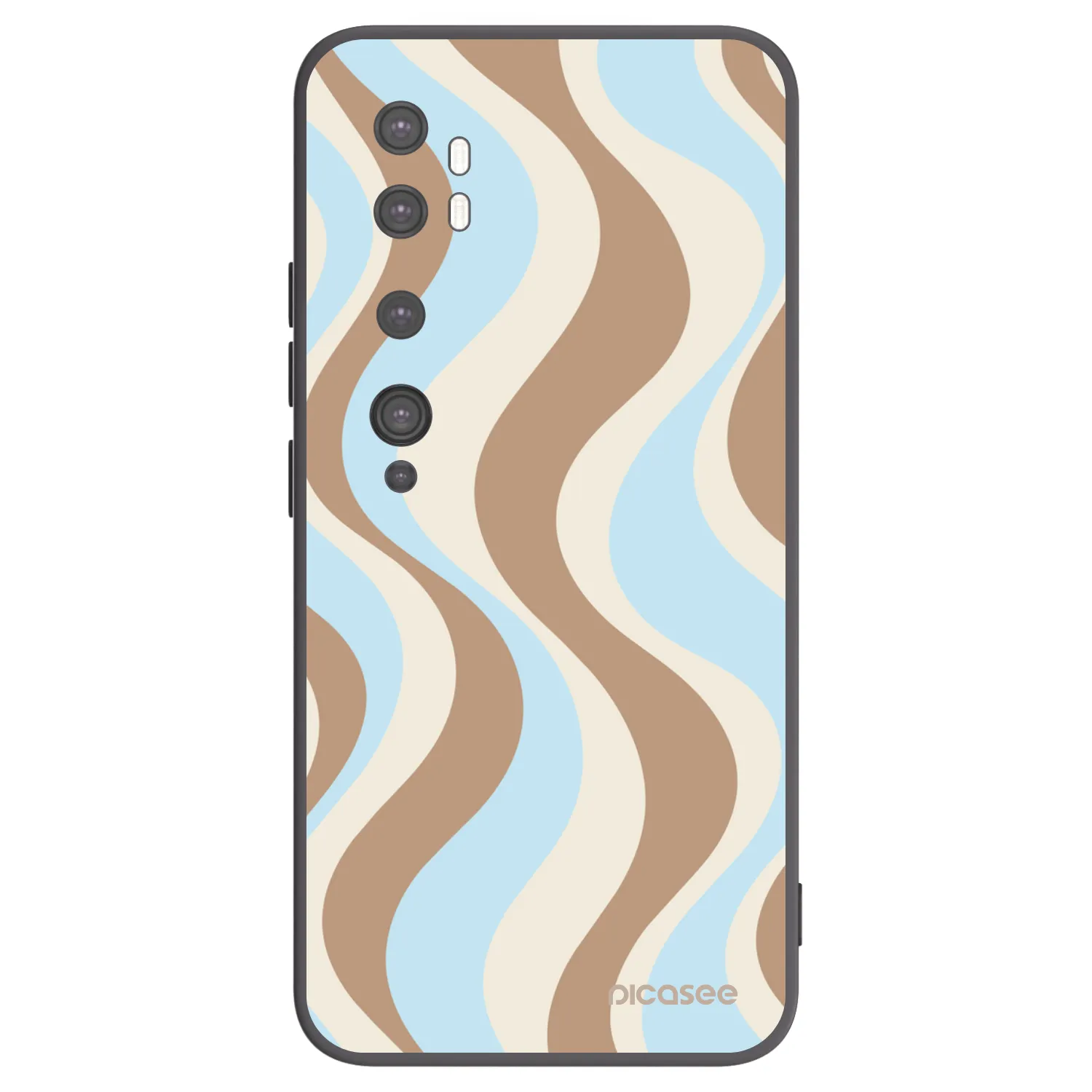 Picasee silikonový černý obal pro Xiaomi Mi Note 10 (Pro) - Abanico Days