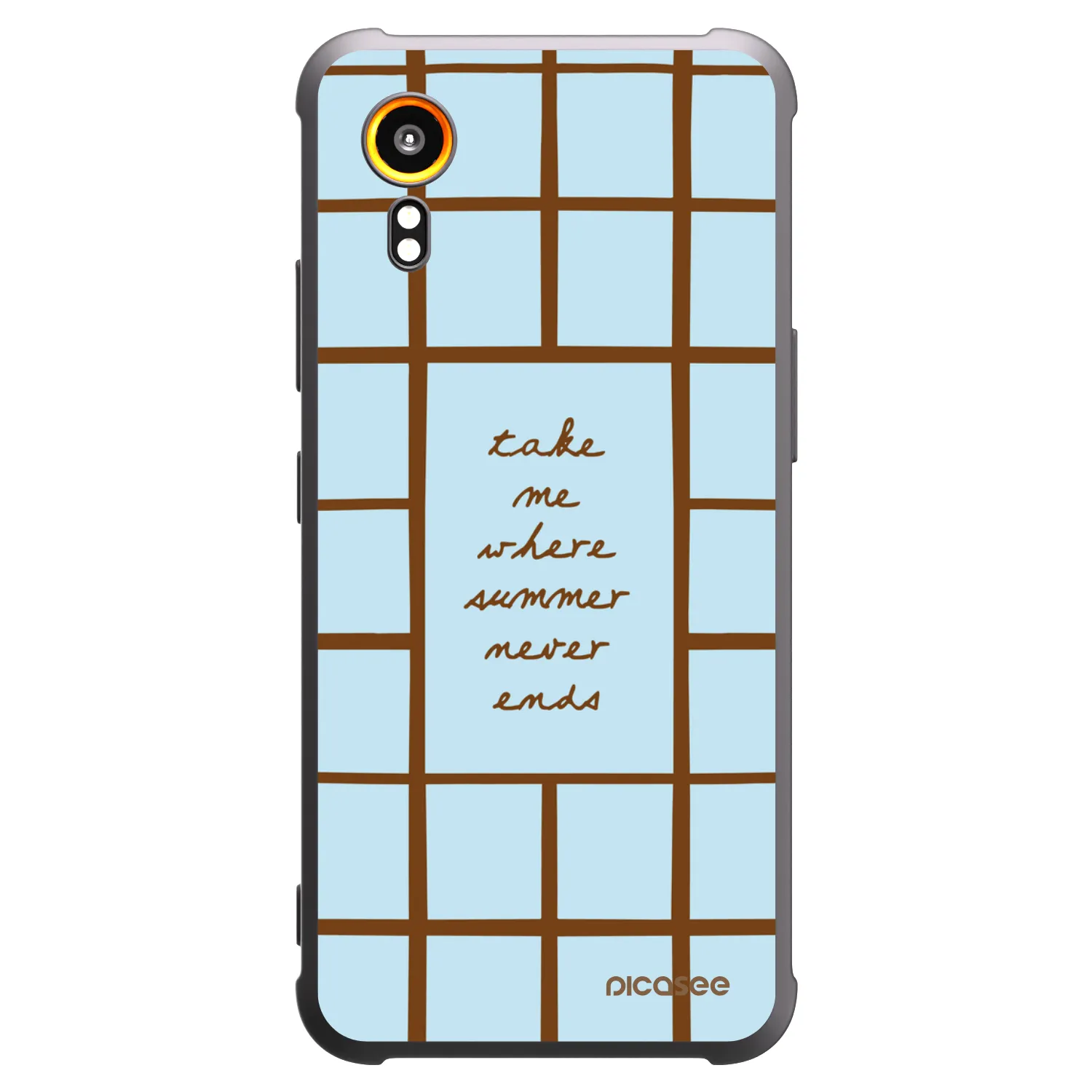 Picasee silikonový černý obal pro Samsung Galaxy XCover 7 - Shutter Season