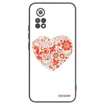 Picasee silikonový černý obal pro Xiaomi Poco X4 Pro 5G - Velké srdce