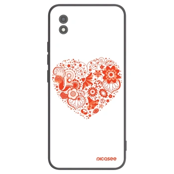 Picasee silikonový černý obal pro Realme C11 (2021) - Velké srdce