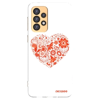 Picasee silikonový průhledný obal pro Samsung Galaxy A33 5G A336 - Velké srdce