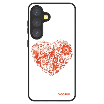 Picasee ULTIMATE CASE PowerShare pro Samsung Galaxy S24 S921B 5G - Velké srdce