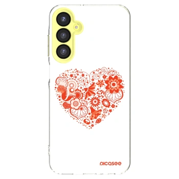 Picasee silikonový průhledný obal pro Samsung Galaxy A25 A256B 5G - Velké srdce