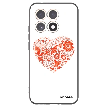 Picasee silikonový černý obal pro Xiaomi 15T - Velké srdce