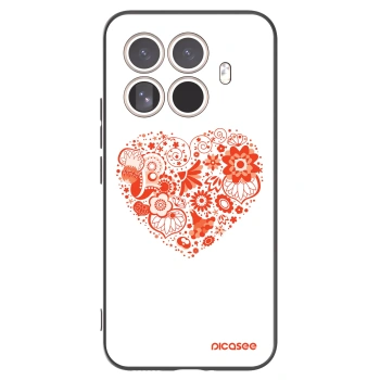 Picasee silikonový černý obal pro Xiaomi 15T Pro - Velké srdce