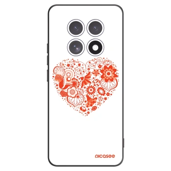 Picasee silikonový černý obal pro Xiaomi Redmi Note 15 - Velké srdce