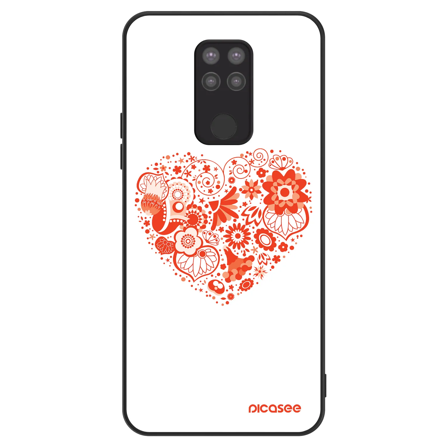 Picasee ULTIMATE CASE pro Xiaomi Redmi Note 9 - Velké srdce