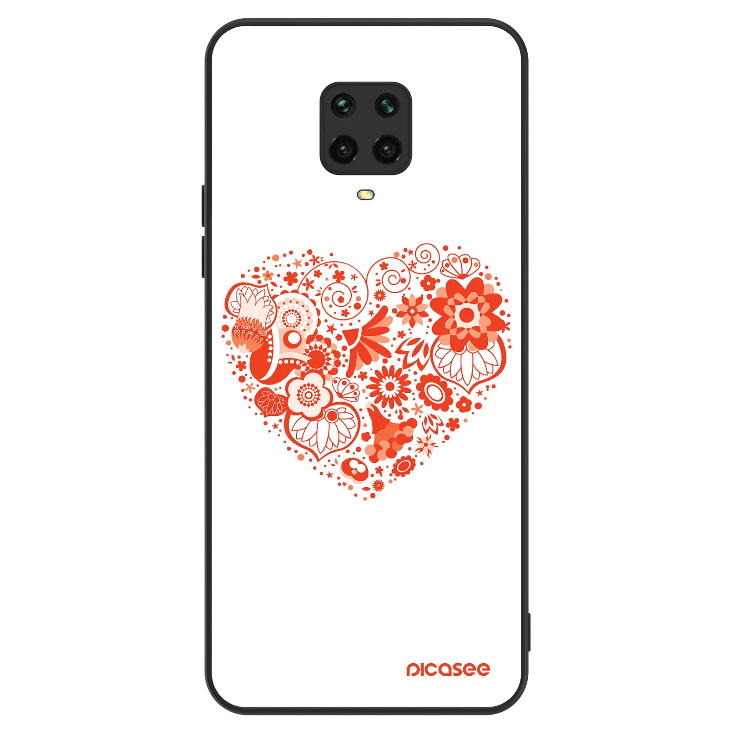 Picasee ULTIMATE CASE pro Xiaomi Redmi Note 9 Pro - Velké srdce