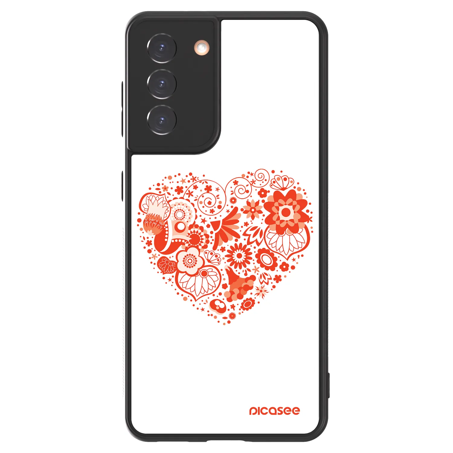 Picasee ULTIMATE CASE pro Samsung Galaxy S21 5G G991B - Velké srdce
