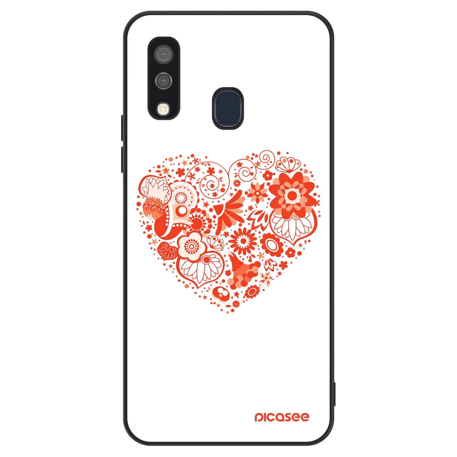 Picasee ULTIMATE CASE pro Samsung Galaxy A40 A405F - Velké srdce