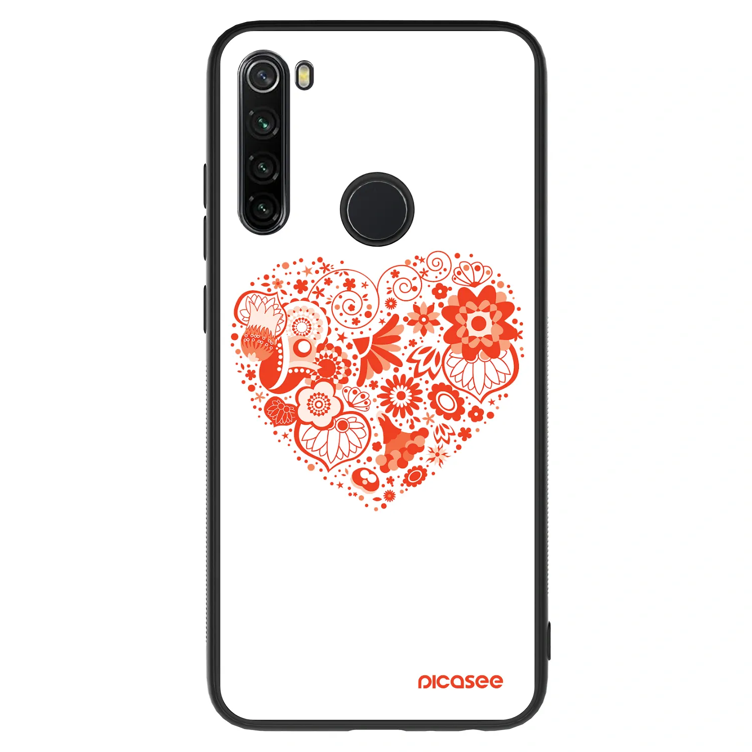 Picasee ULTIMATE CASE pro Xiaomi Redmi Note 8 - Velké srdce