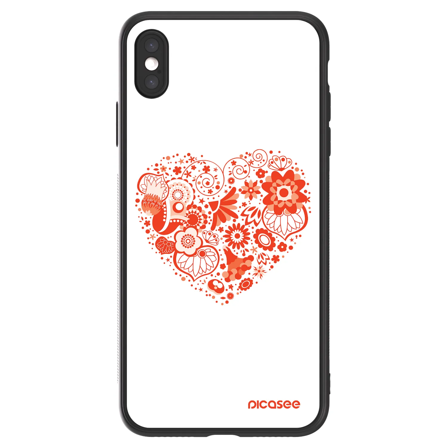 Picasee ULTIMATE CASE pro Apple iPhone XS Max - Velké srdce