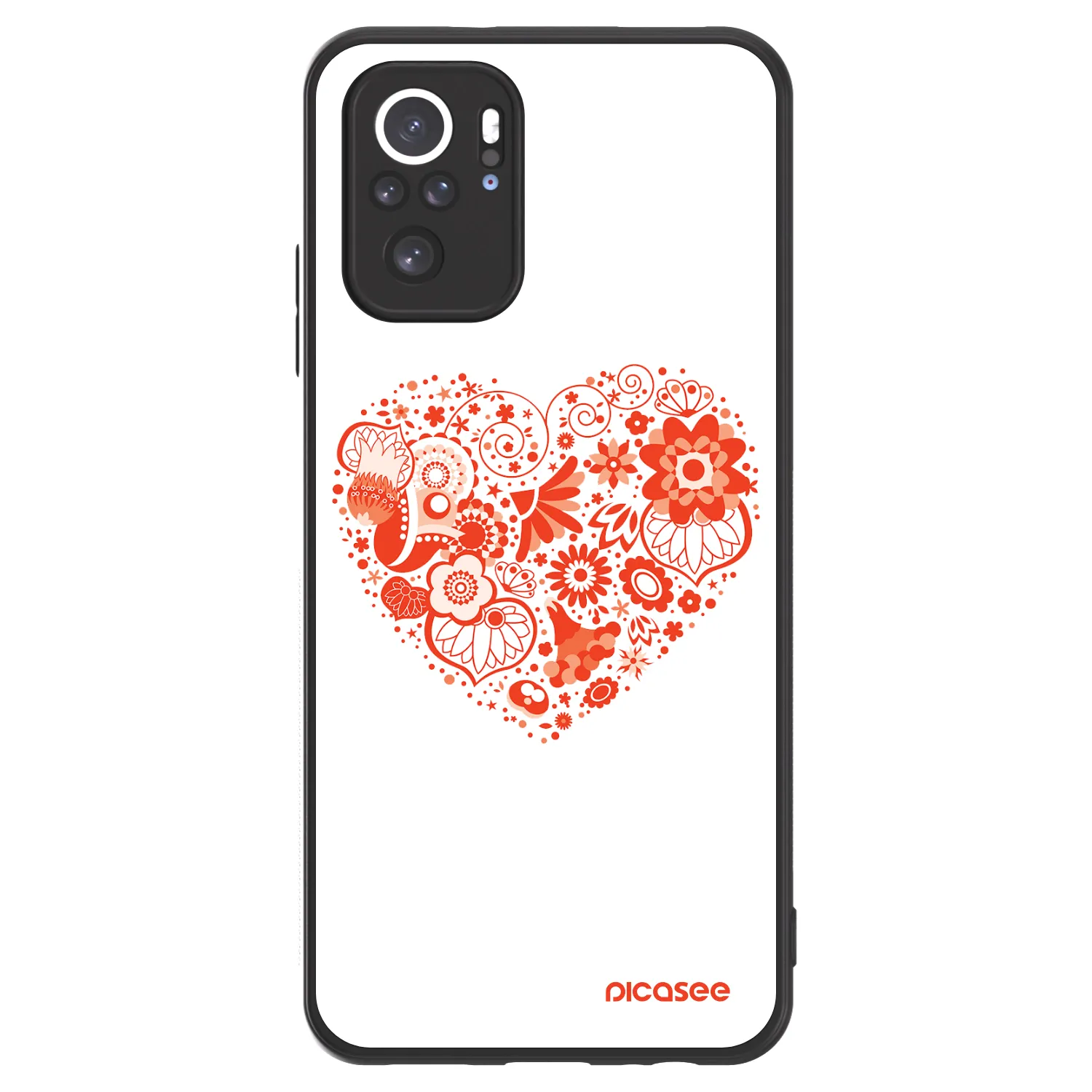Picasee ULTIMATE CASE pro Xiaomi Redmi Note 10 - Velké srdce