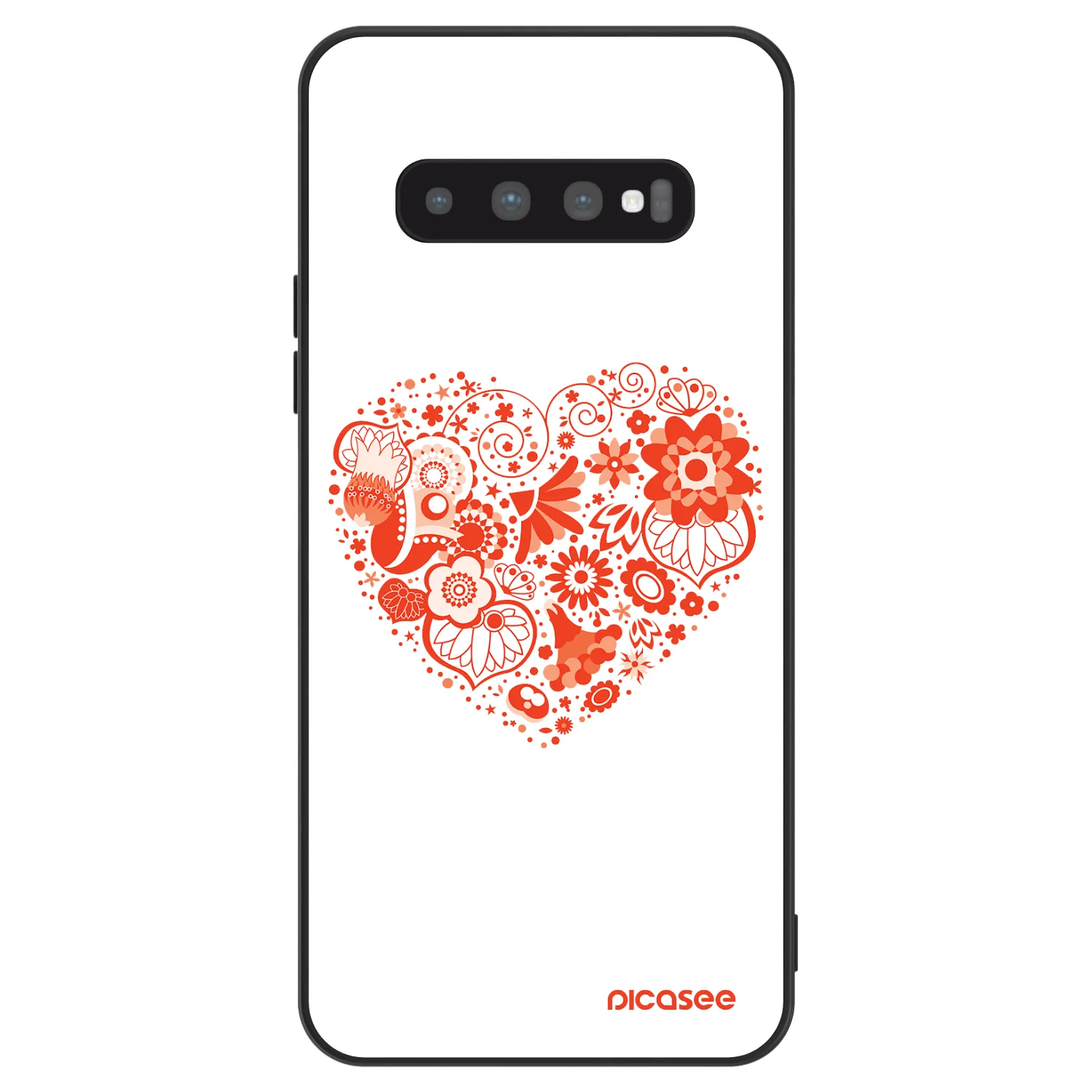 Picasee ULTIMATE CASE pro Samsung Galaxy S10 G973 - Velké srdce