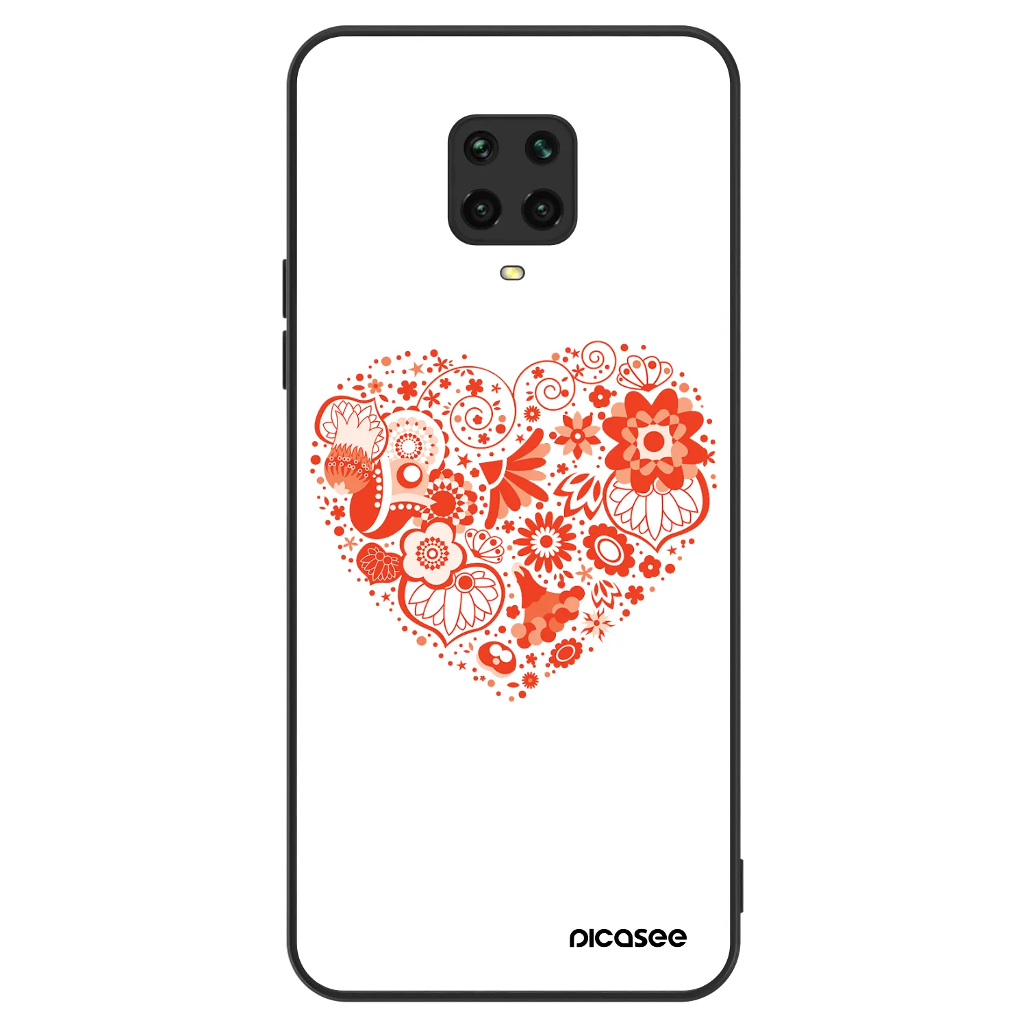 Picasee ULTIMATE CASE pro Xiaomi Redmi Note 9S - Velké srdce