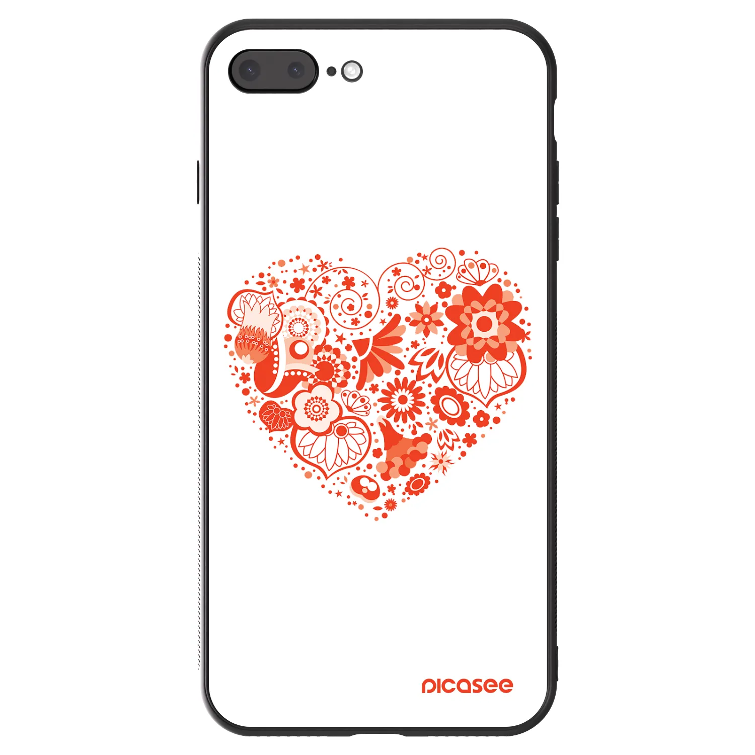Picasee ULTIMATE CASE pro Apple iPhone 8 Plus - Velké srdce