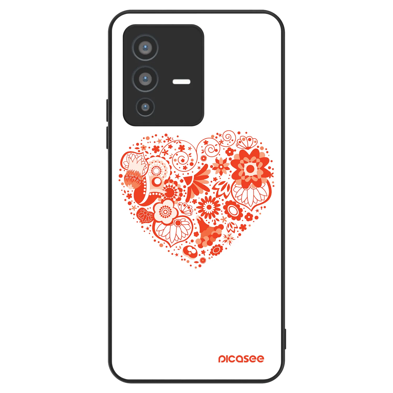 Picasee ULTIMATE CASE pro Vivo V23 5G - Velké srdce