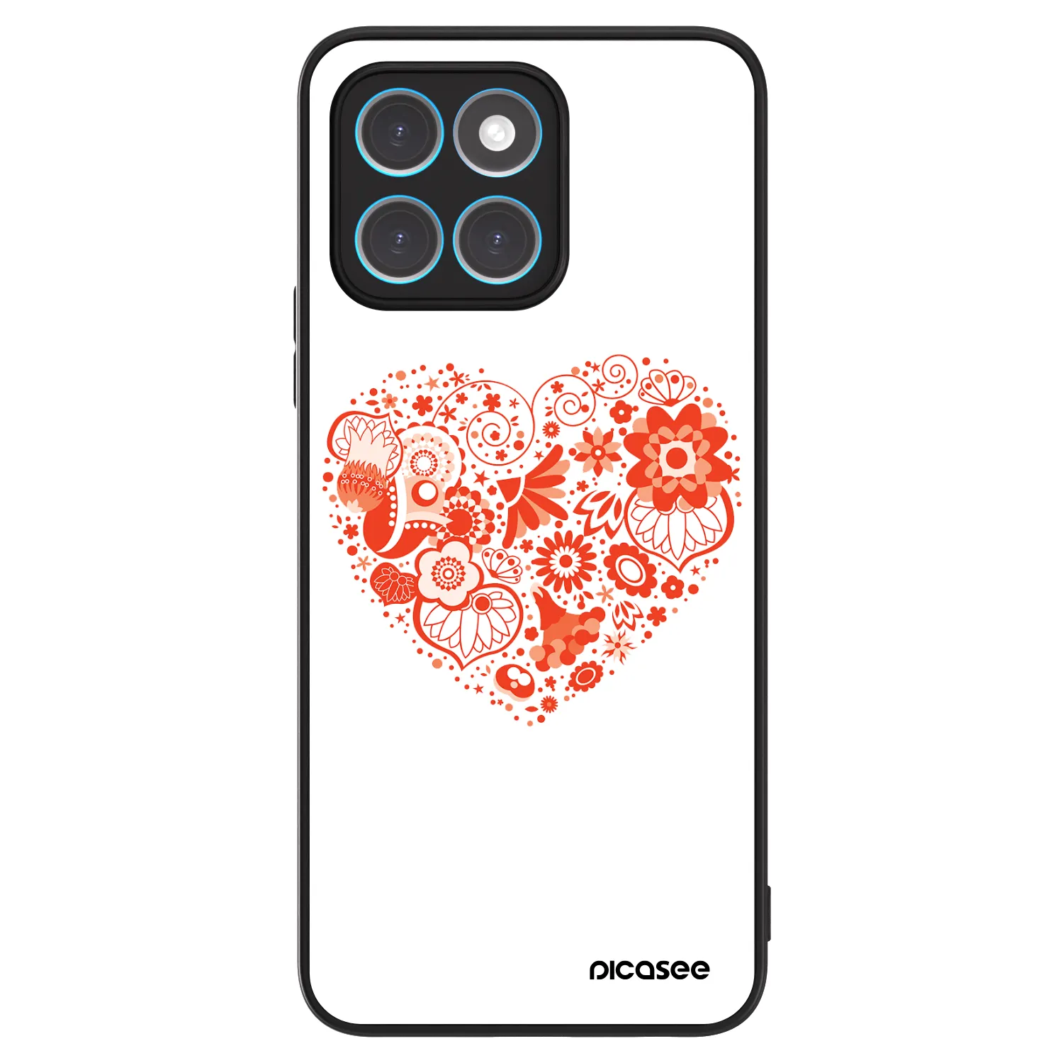Picasee ULTIMATE CASE pro Honor X8 4G - Velké srdce