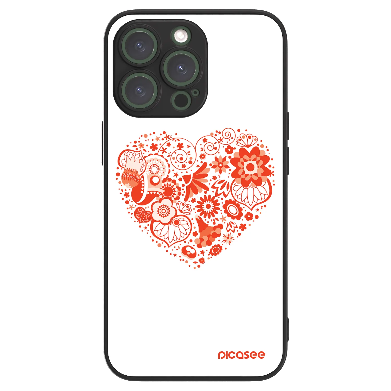 Picasee ULTIMATE CASE MagSafe pro Apple iPhone 13 Pro - Velké srdce