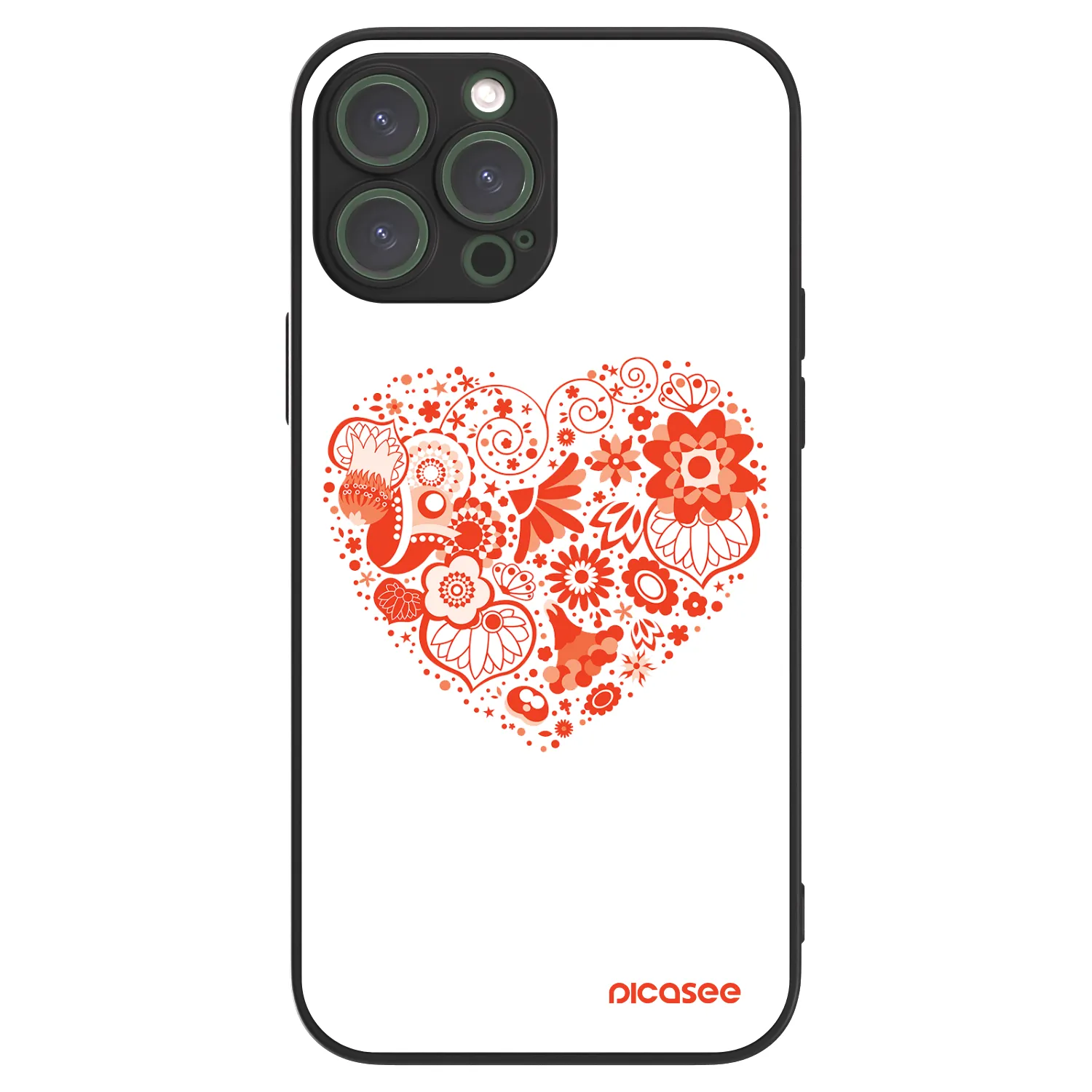 Picasee ULTIMATE CASE MagSafe pro Apple iPhone 13 Pro Max - Velké srdce