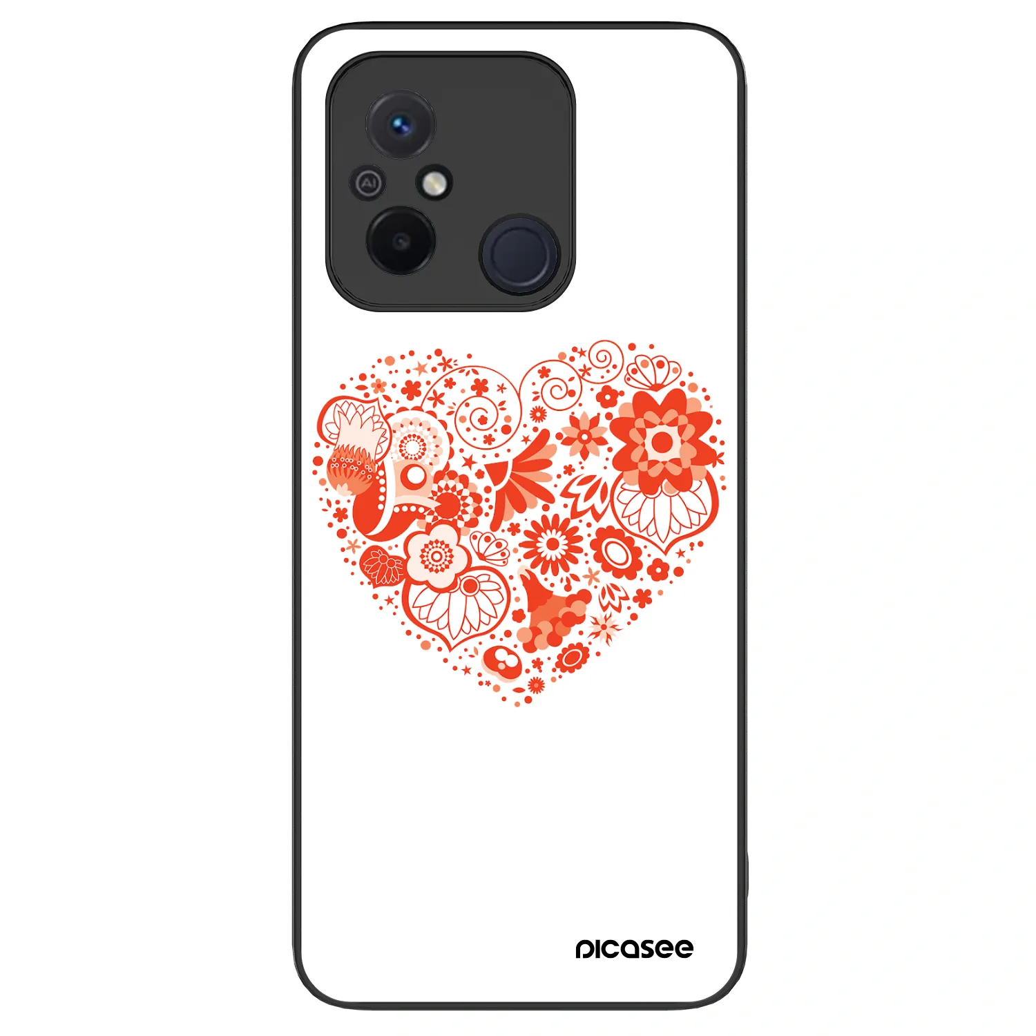 Picasee ULTIMATE CASE pro Xiaomi Redmi 12C - Velké srdce