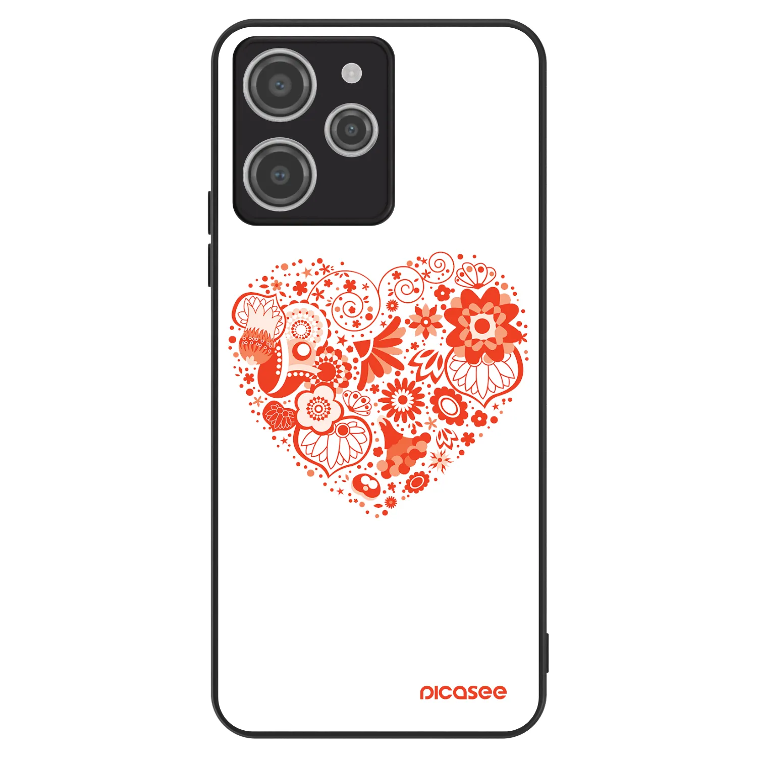 Picasee ULTIMATE CASE pro Xiaomi Redmi 12 4G - Velké srdce