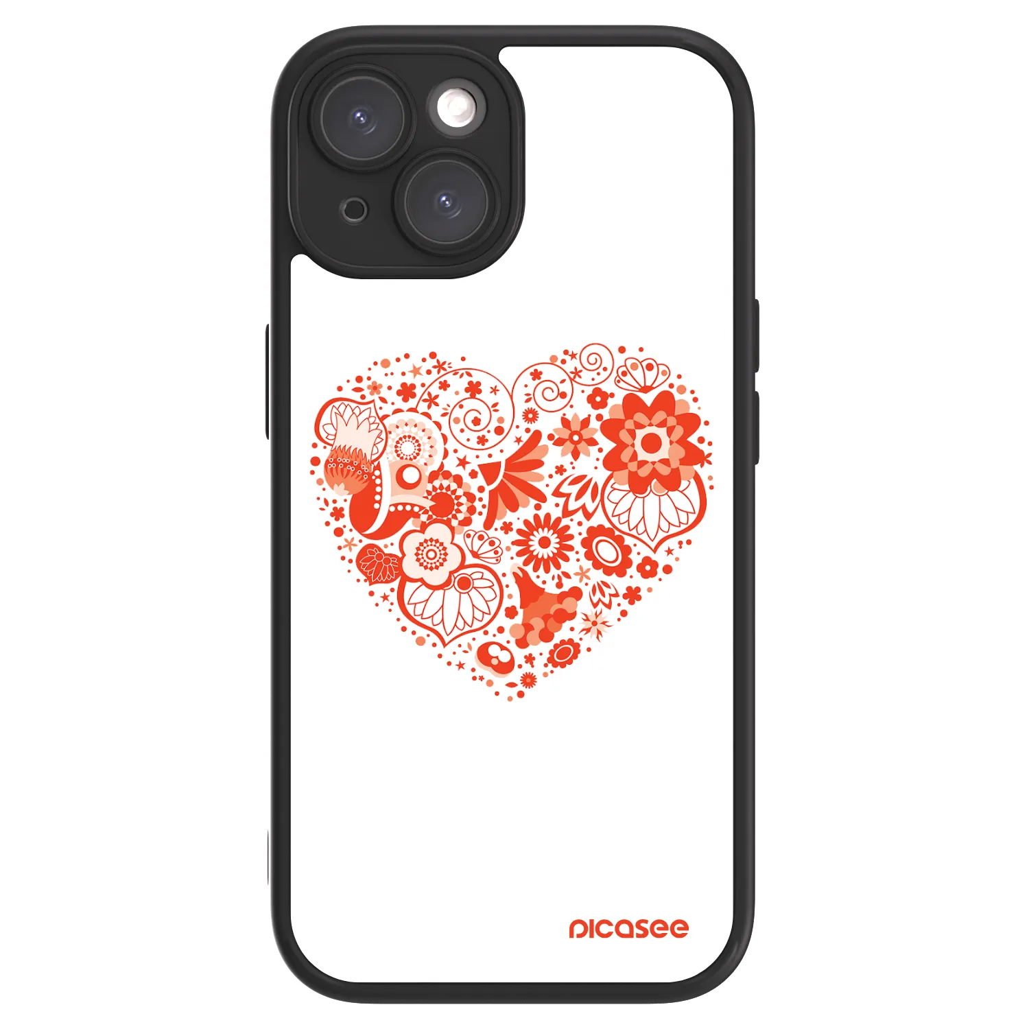 Picasee ULTIMATE CASE pro Apple iPhone 15 - Velké srdce
