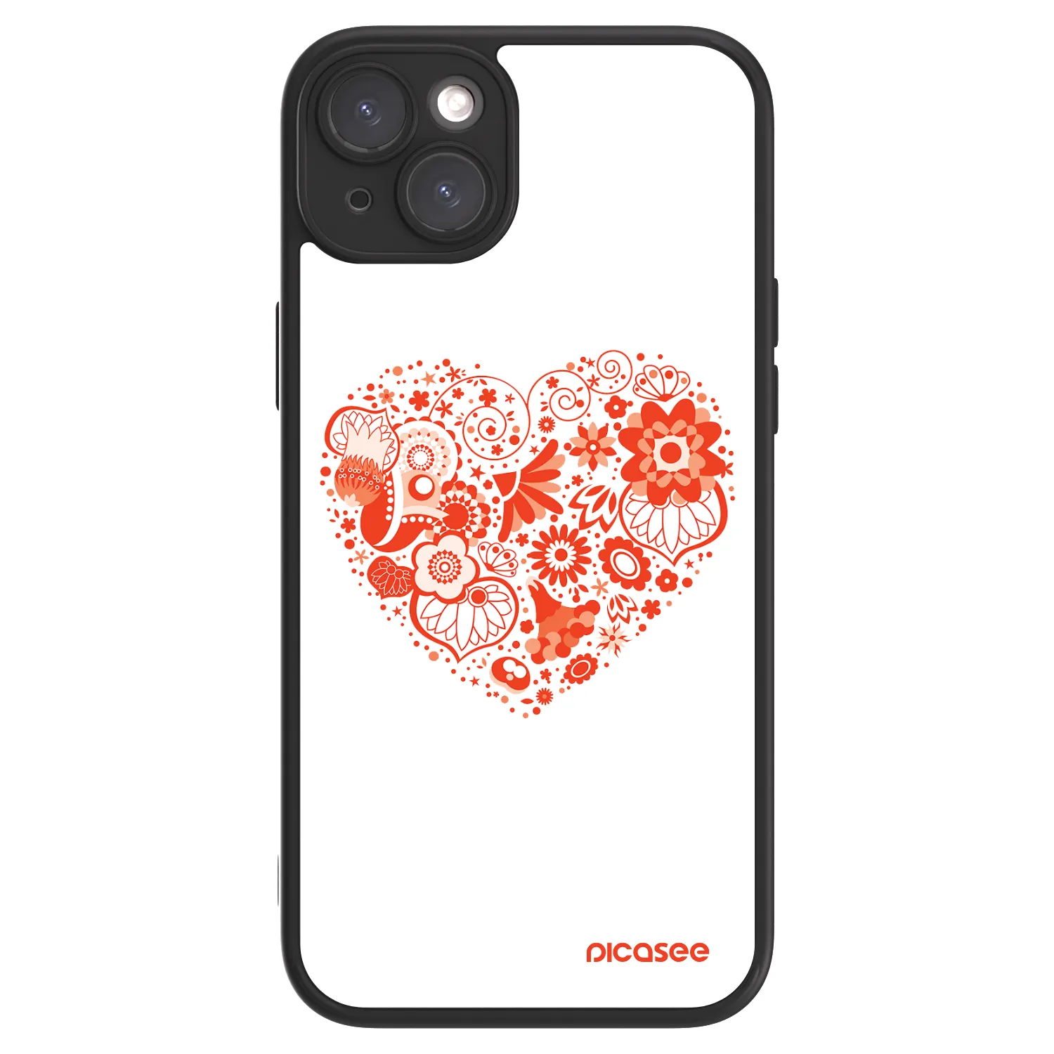 Picasee ULTIMATE CASE MagSafe pro Apple iPhone 15 Plus - Velké srdce