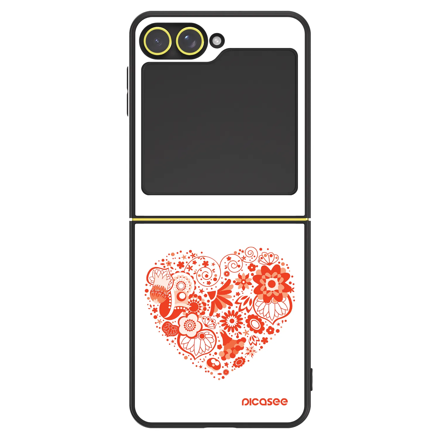 Picasee ULTIMATE CASE pro Samsung Galaxy Z Flip5 5G - Velké srdce