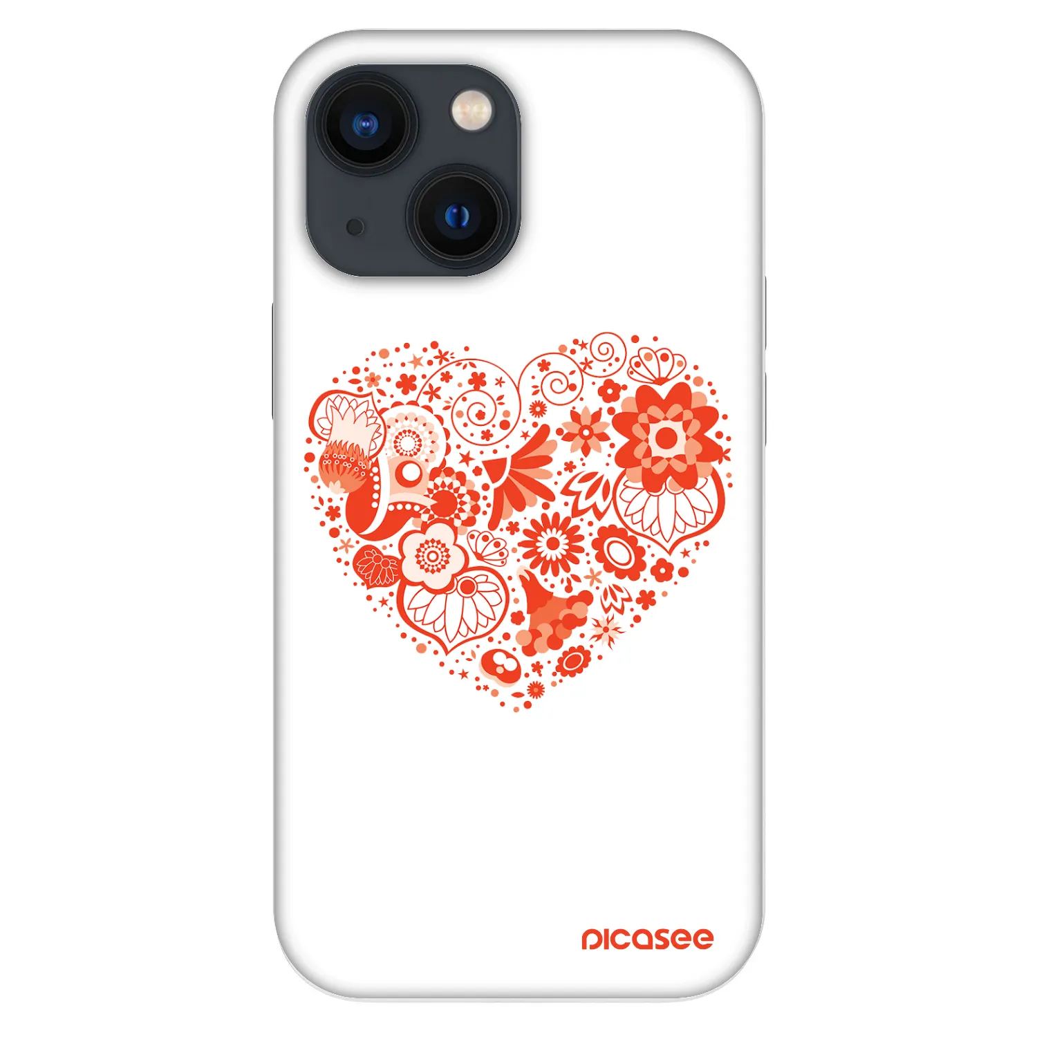 Picasee Fashion Case pro Apple iPhone 13 mini - Velké srdce