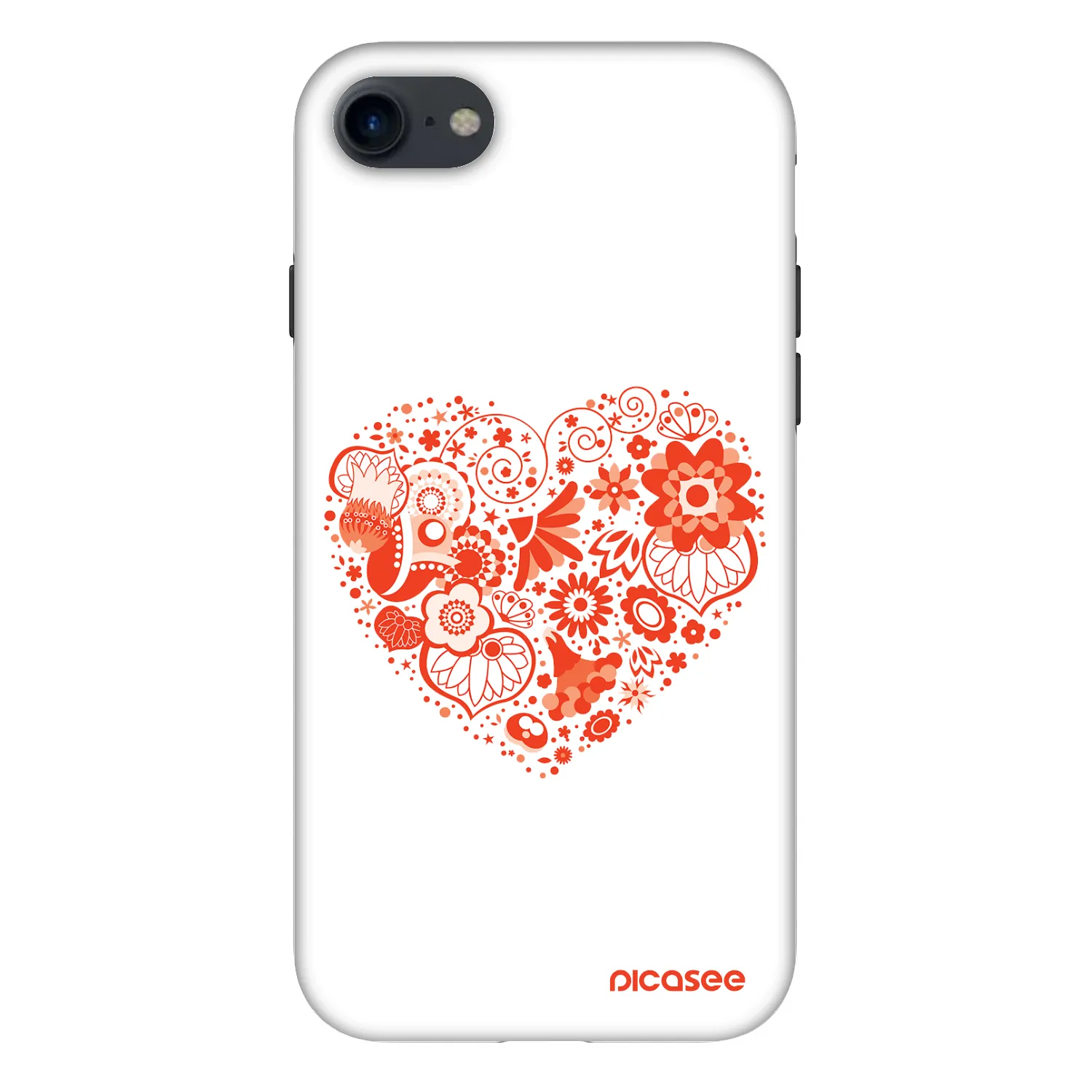Picasee Fashion Case pro Apple iPhone SE 2022 - Velké srdce