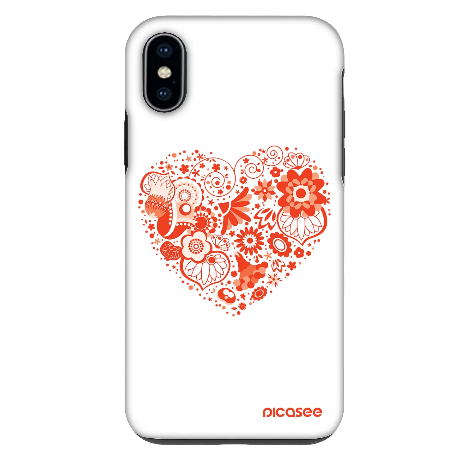 Picasee Fashion Case pro Apple iPhone X/XS - Velké srdce