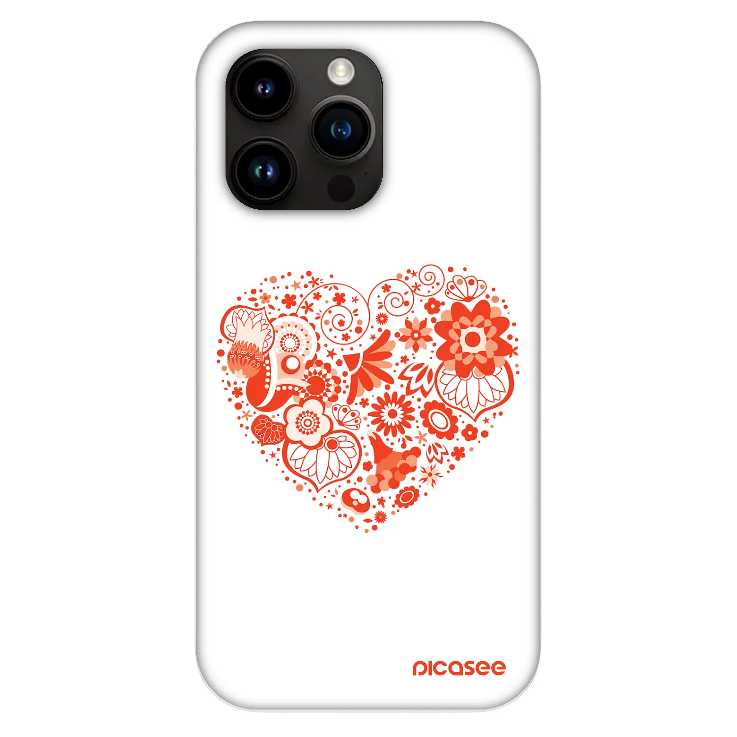 Picasee Fashion Case MagSafe Apple iPhone 13 Pro - Velké srdce