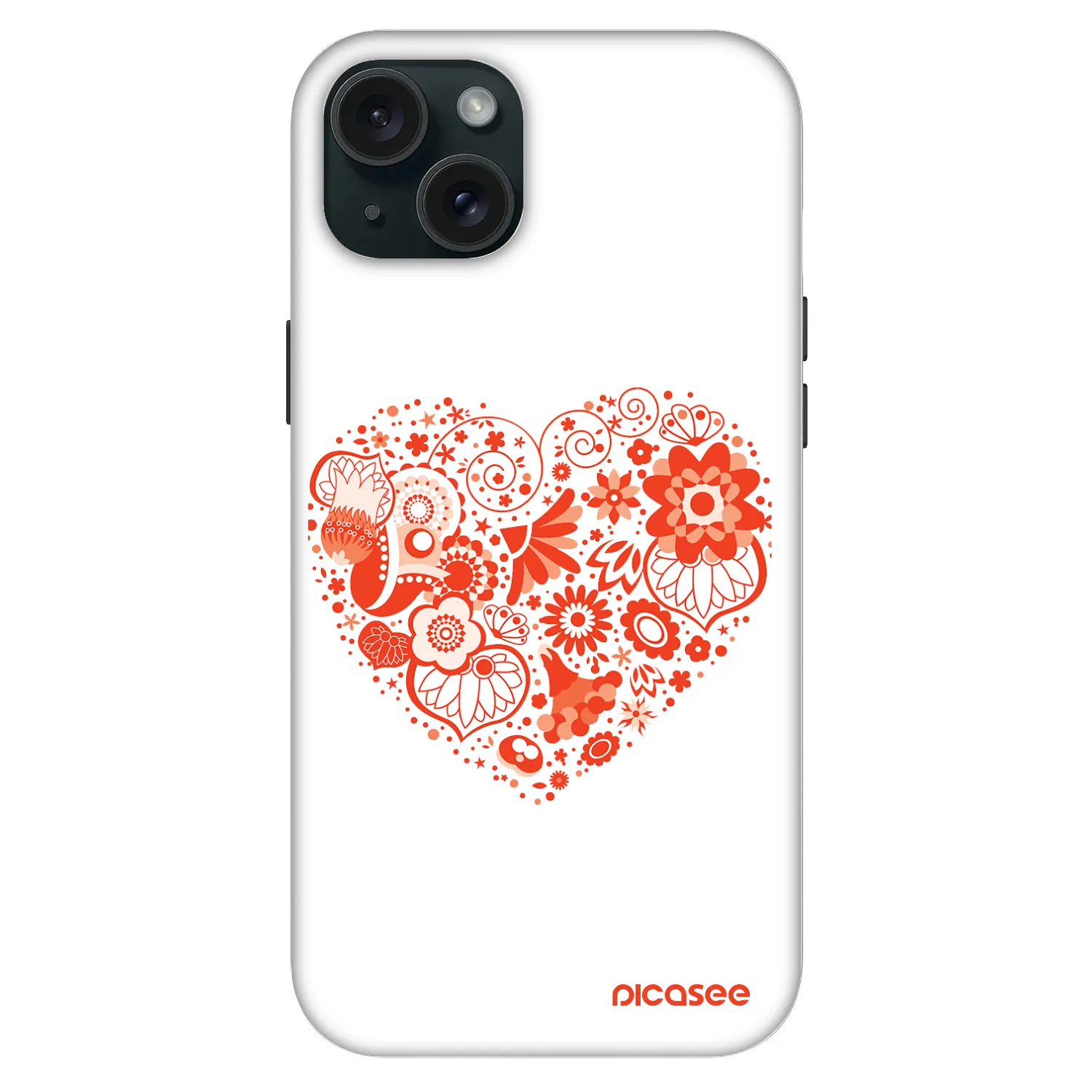 Picasee Fashion Case MagSafe Apple iPhone 15 Plus - Velké srdce
